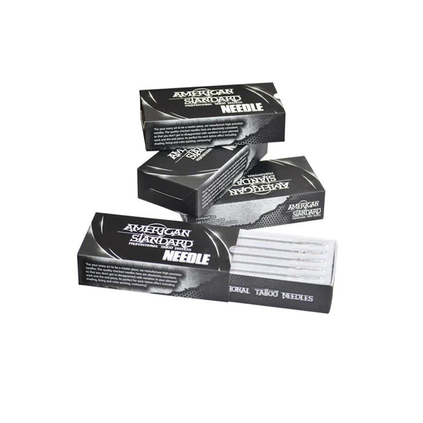 American Standard Tattoo Fine Long Needles (Box of 50pcs)