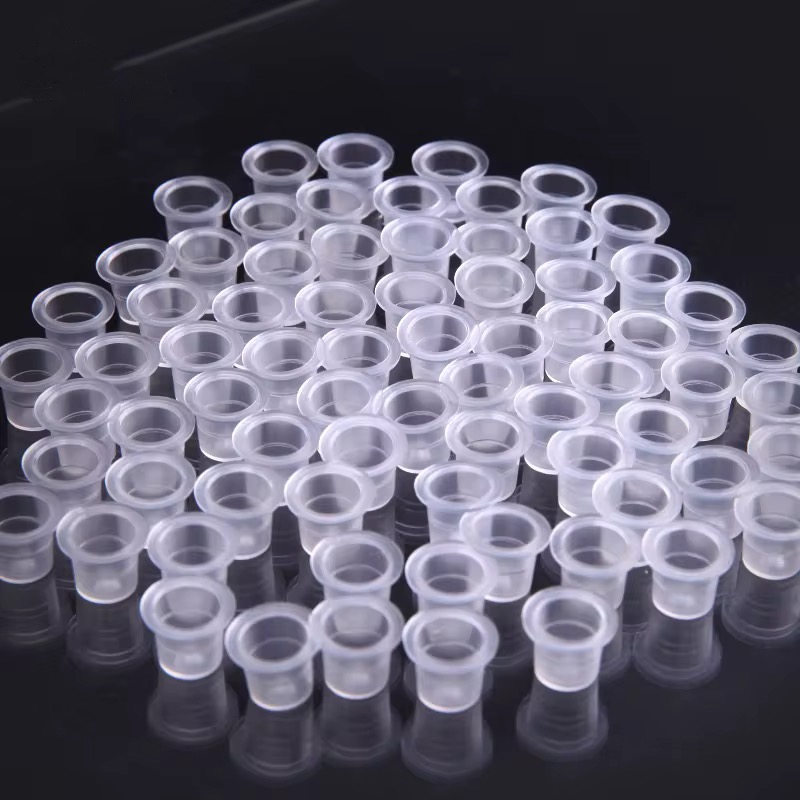 Transparent Tattoo ink cup - 100pcs pkt